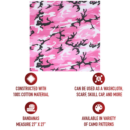 Large Camo Bandana
