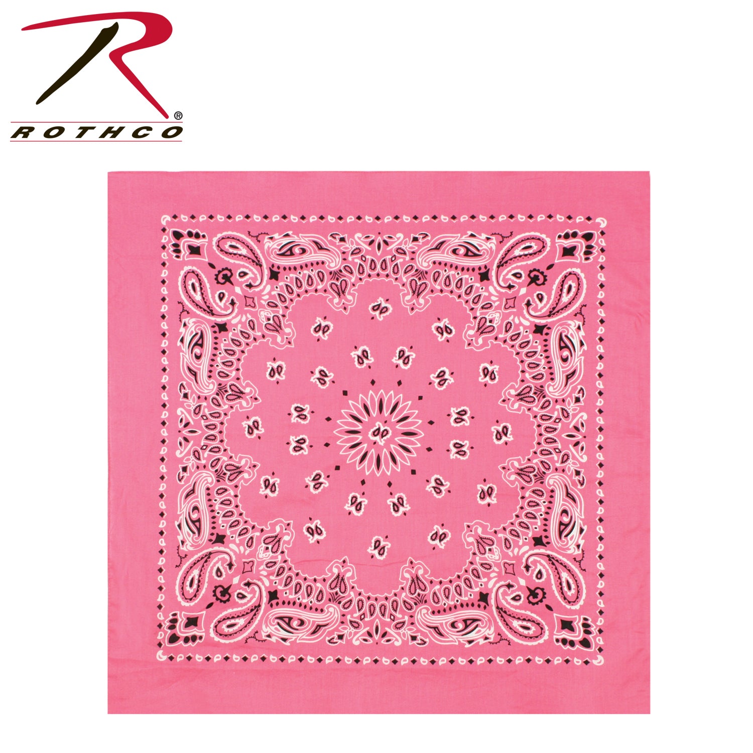 Rothco Trainmen Paisley Bandana – Extra-Large 27” X 27" - Tactical Choice Plus