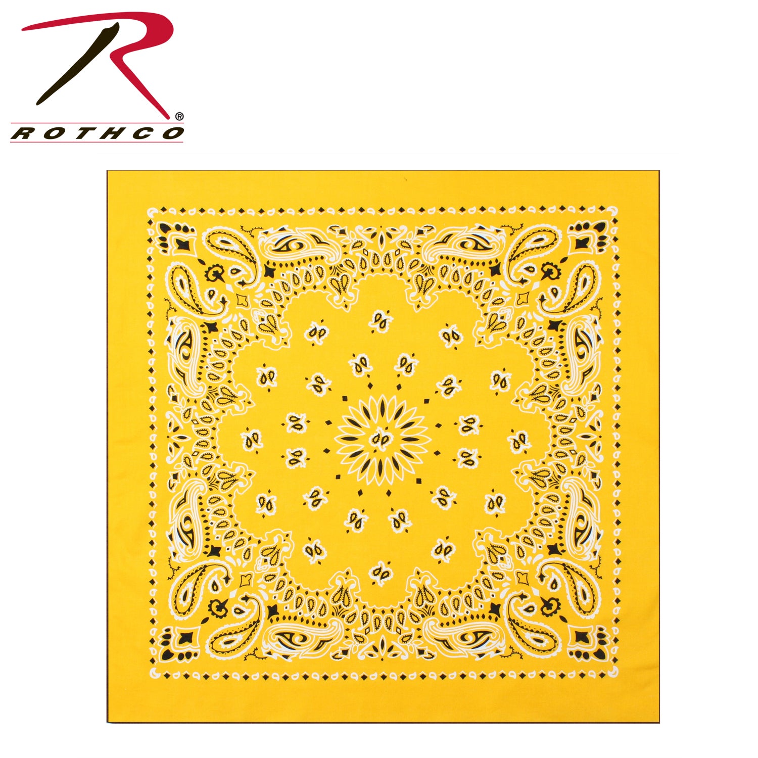 Rothco Trainmen Paisley Bandana – Extra-Large 27” X 27" - Tactical Choice Plus