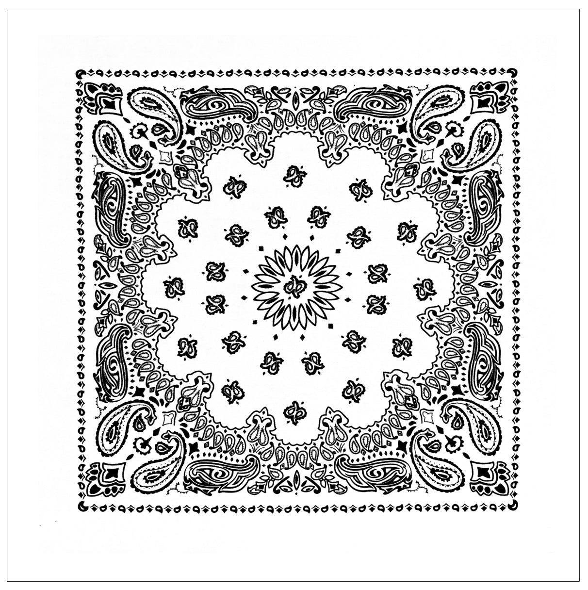 Trainmen Paisley Bandana – Extra-Large 27” X 27" - Tactical Choice Plus