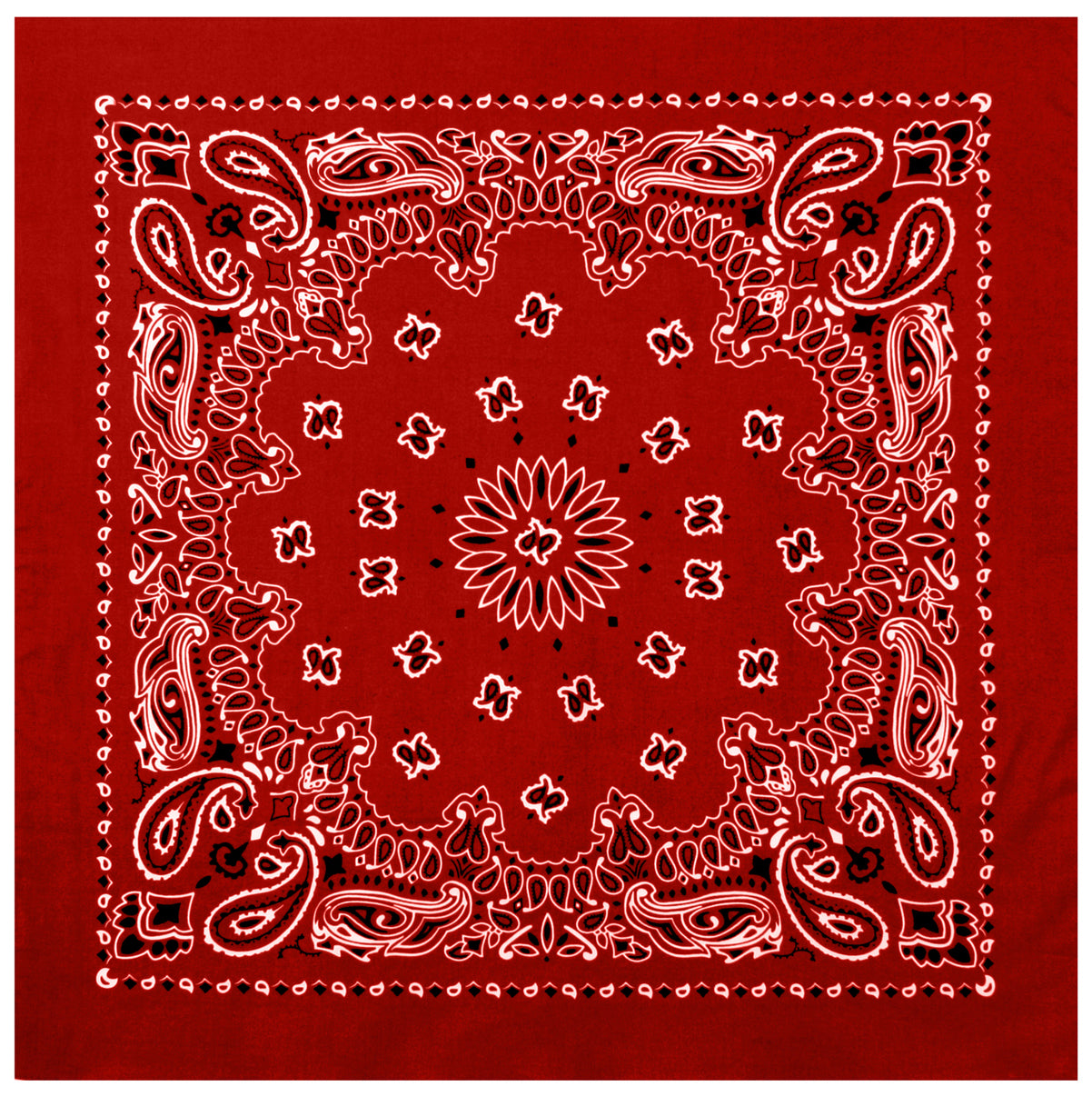 Rothco Trainmen Paisley Bandana – Extra-Large 27” X 27" - Tactical Choice Plus