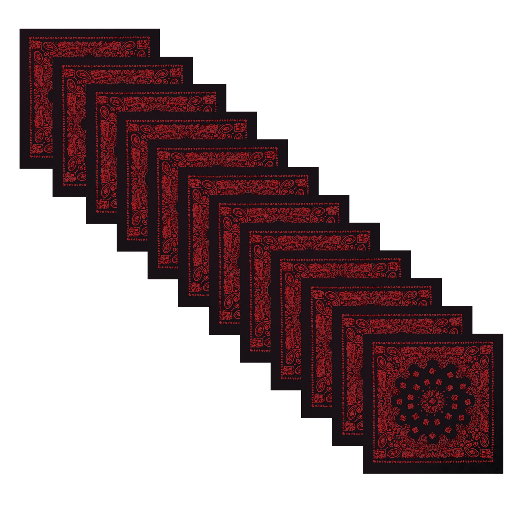 Rothco Trainmen Paisley Bandana – Extra-Large 27” X 27" - Tactical Choice Plus