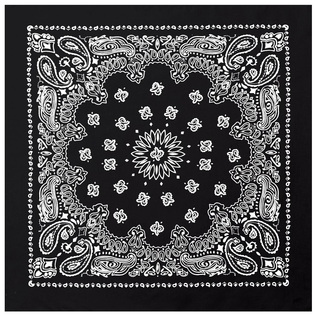 Trainmen Paisley Bandana – Extra-Large 27” X 27" - Tactical Choice Plus