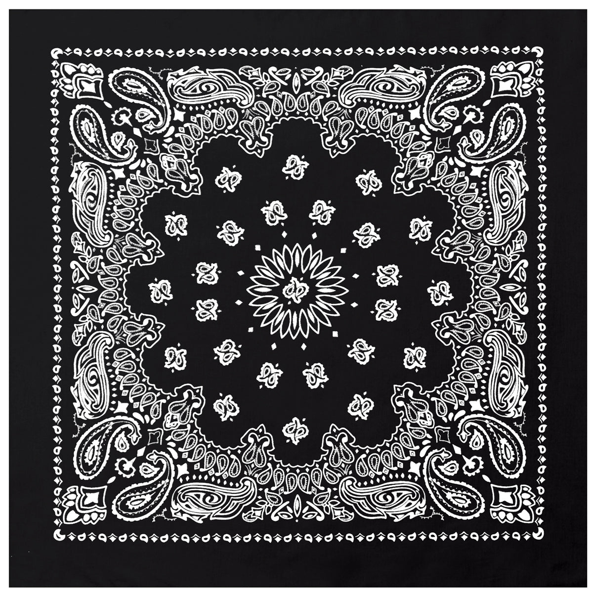 Rothco Trainmen Paisley Bandana – Extra-Large 27” X 27" - Tactical Choice Plus