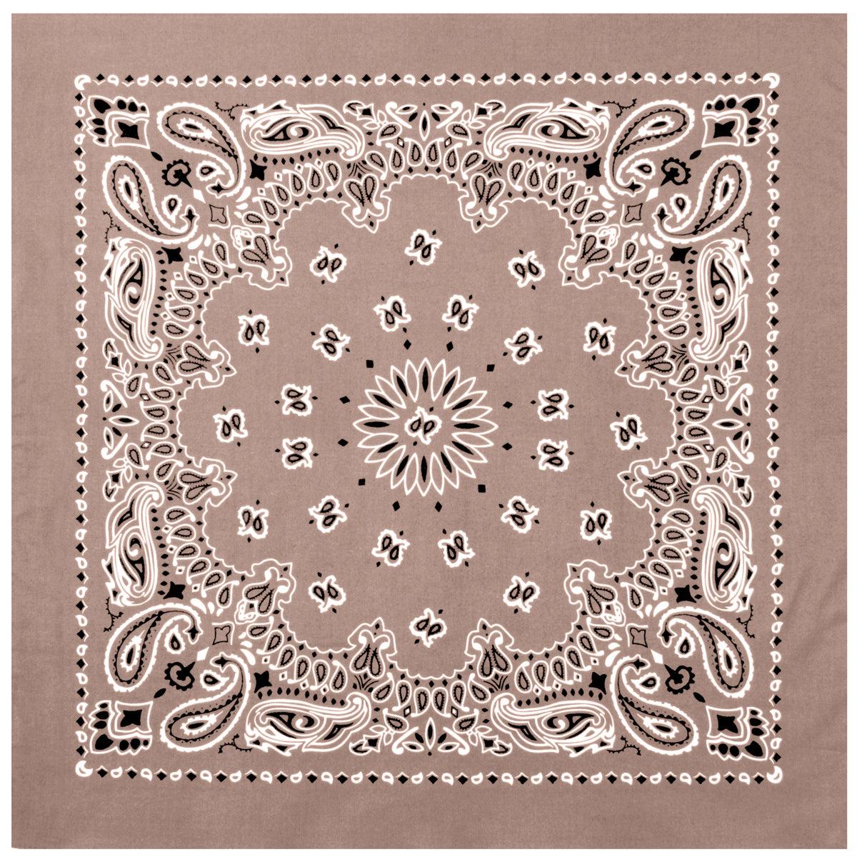 Trainmen Paisley Bandana – Extra-Large 27” X 27" - Tactical Choice Plus