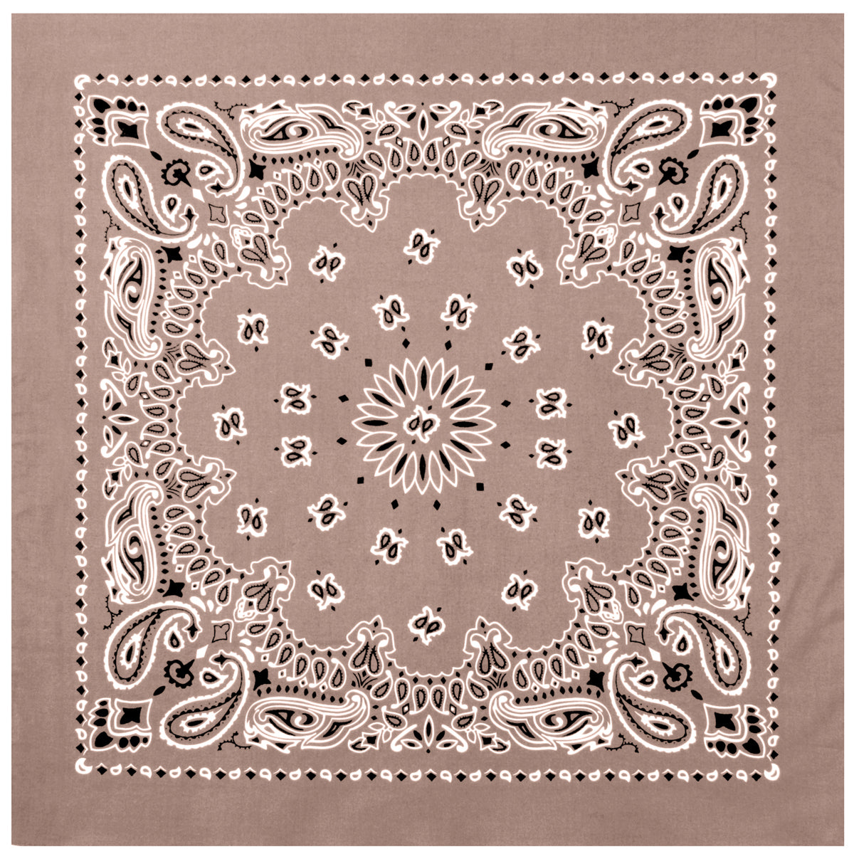 Rothco Trainmen Paisley Bandana – Extra-Large 27” X 27" - Tactical Choice Plus