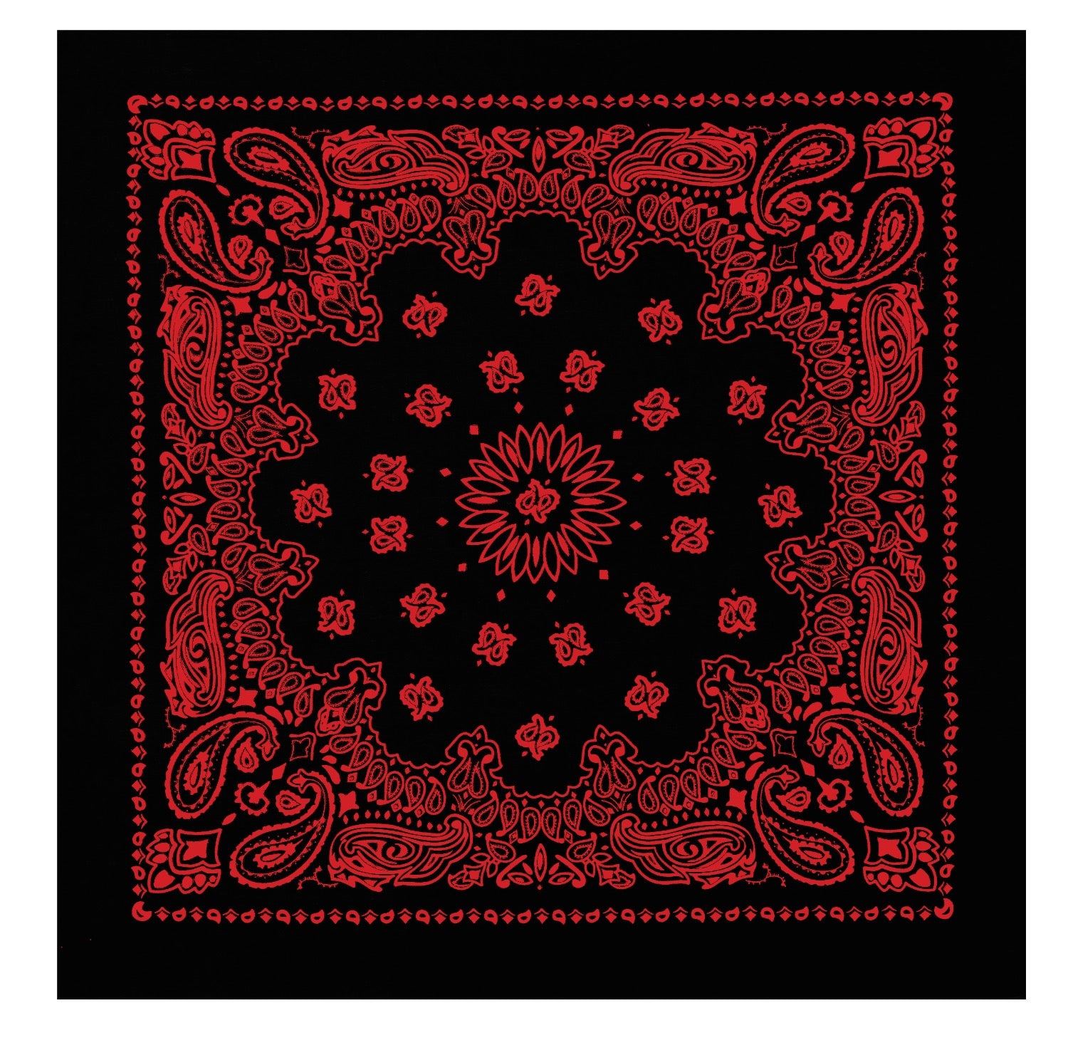 Rothco Trainmen Paisley Bandana – Extra-Large 27” X 27" - Tactical Choice Plus