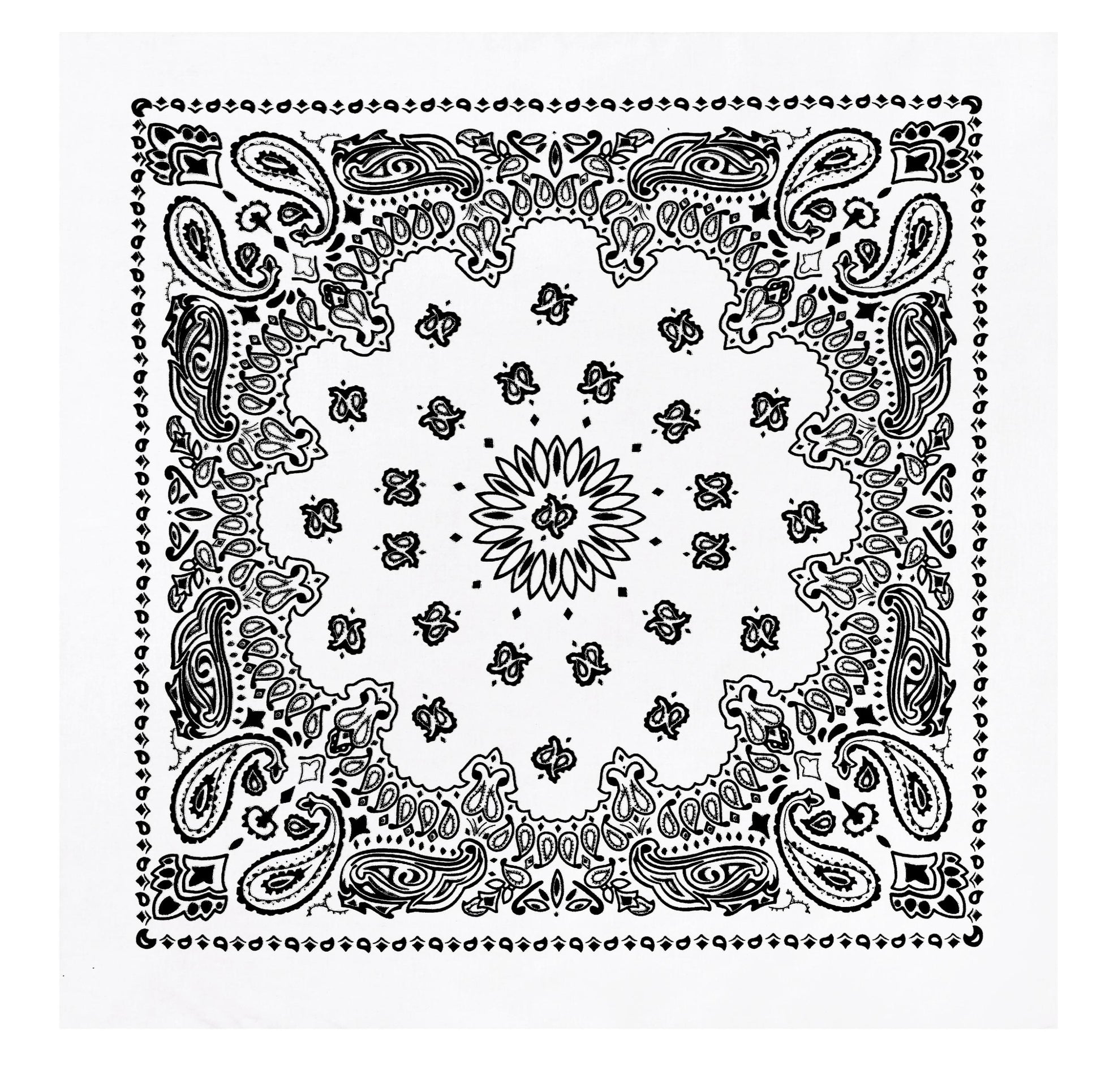 Rothco Trainmen Paisley Bandana – Extra-Large 27” X 27" - Tactical Choice Plus