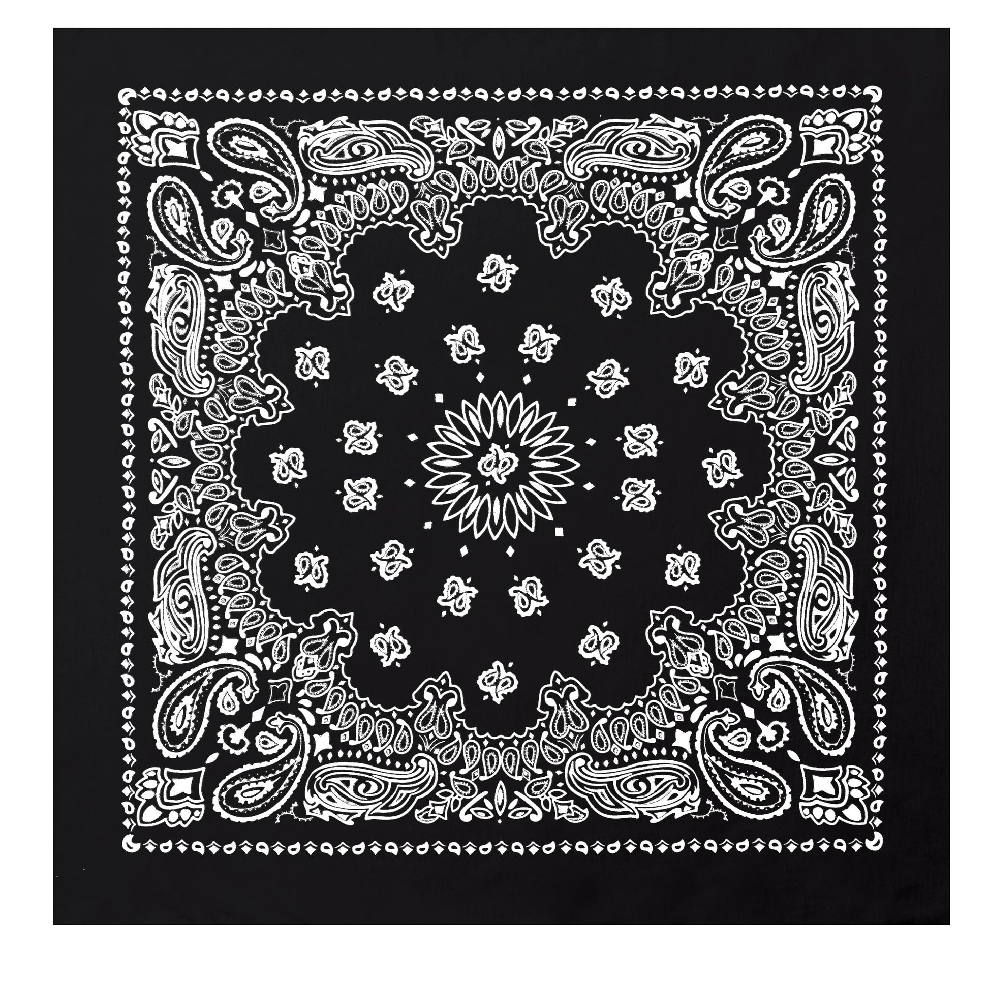 Rothco Trainmen Paisley Bandana – Extra-Large 27” X 27" - Tactical Choice Plus