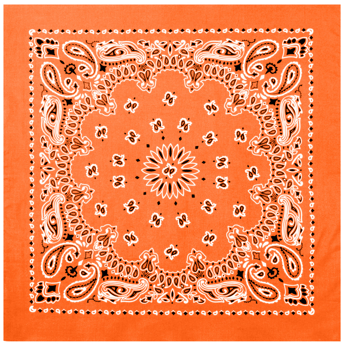 Rothco Trainmen Paisley Bandana – Extra-Large 27” X 27" - Tactical Choice Plus