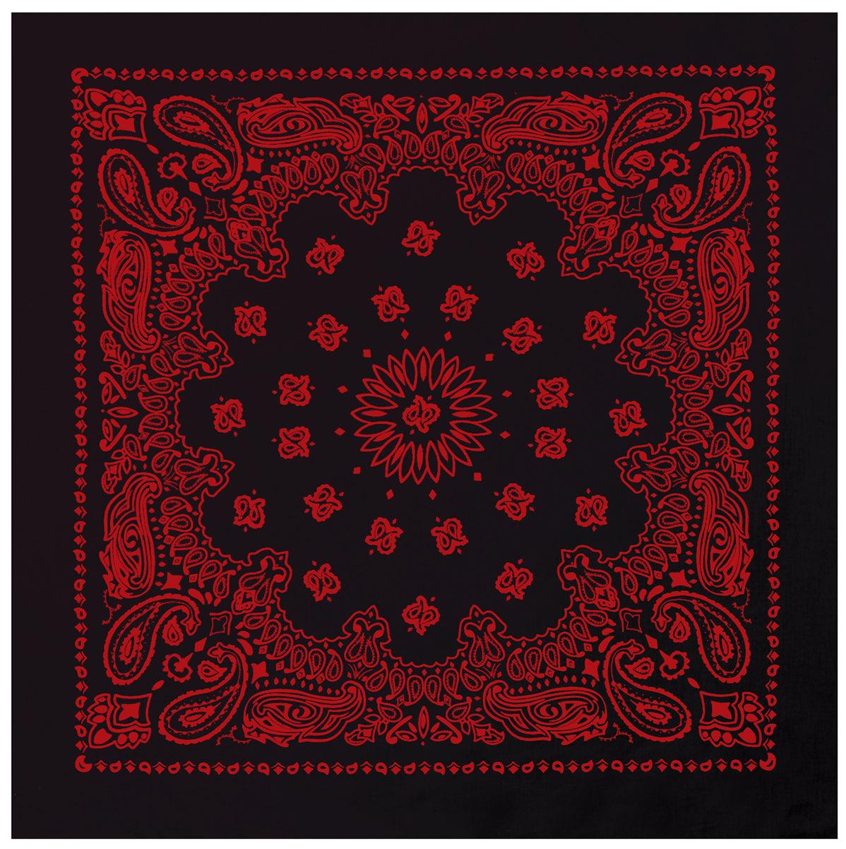 Trainmen Paisley Bandana – Extra-Large 27” X 27" - Tactical Choice Plus