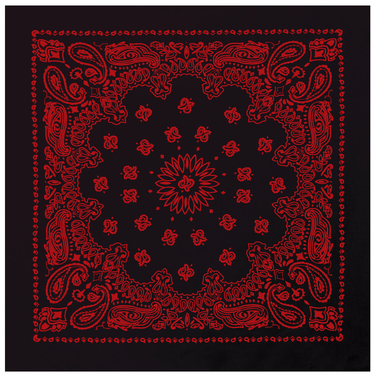 Rothco Trainmen Paisley Bandana – Extra-Large 27” X 27" - Tactical Choice Plus