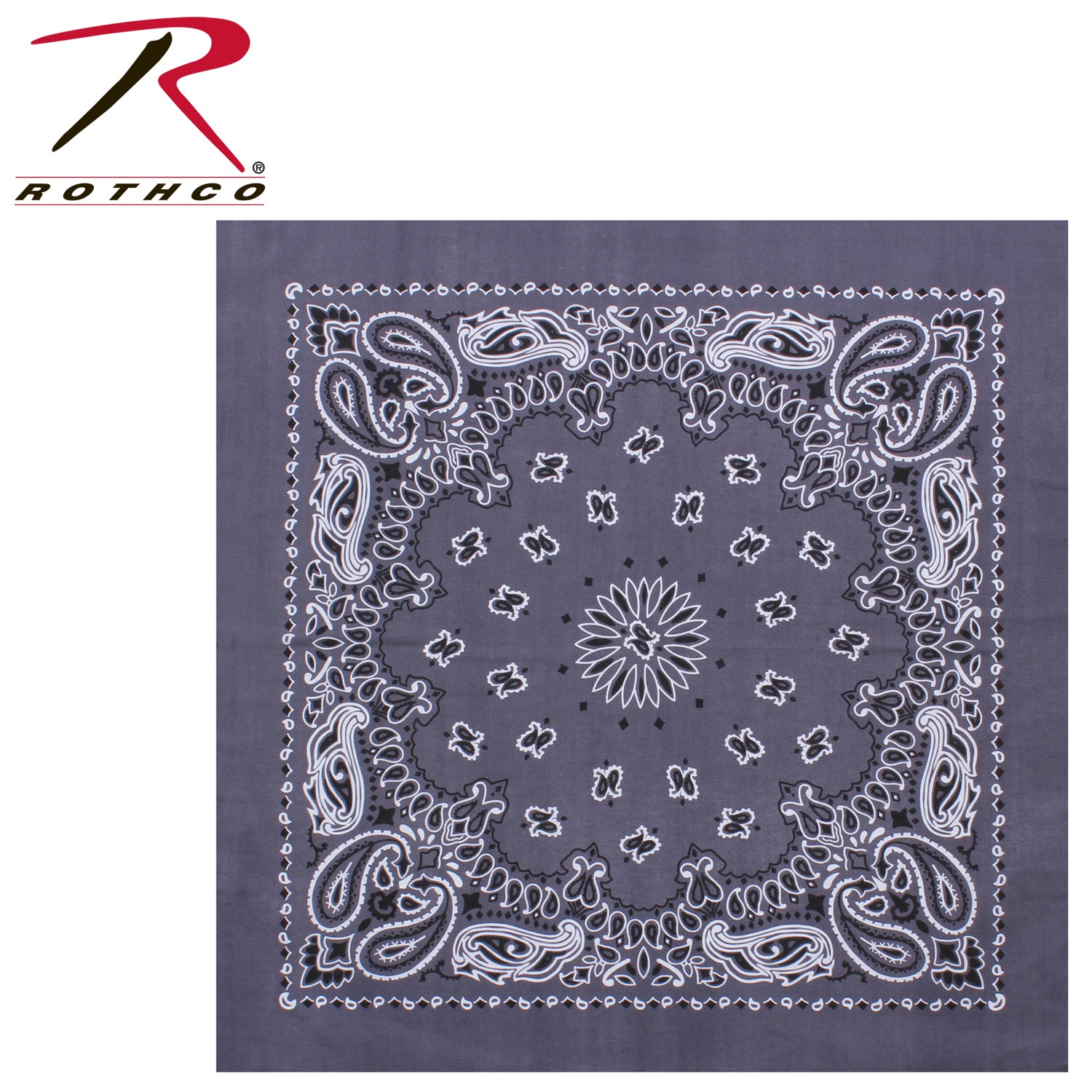 Rothco Trainmen Paisley Bandana – Extra-Large 27” X 27" - Tactical Choice Plus