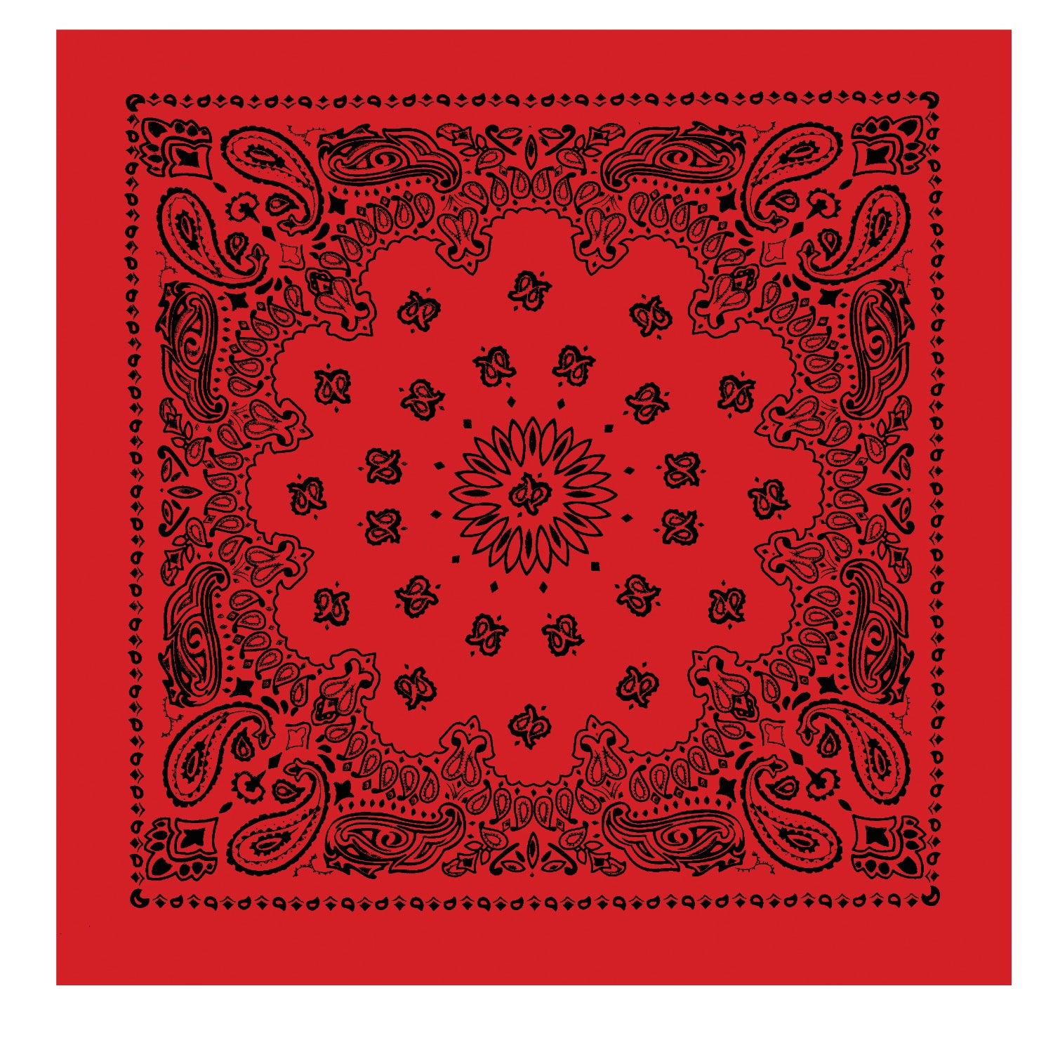 Rothco Trainmen Paisley Bandana – Extra-Large 27” X 27" - Tactical Choice Plus