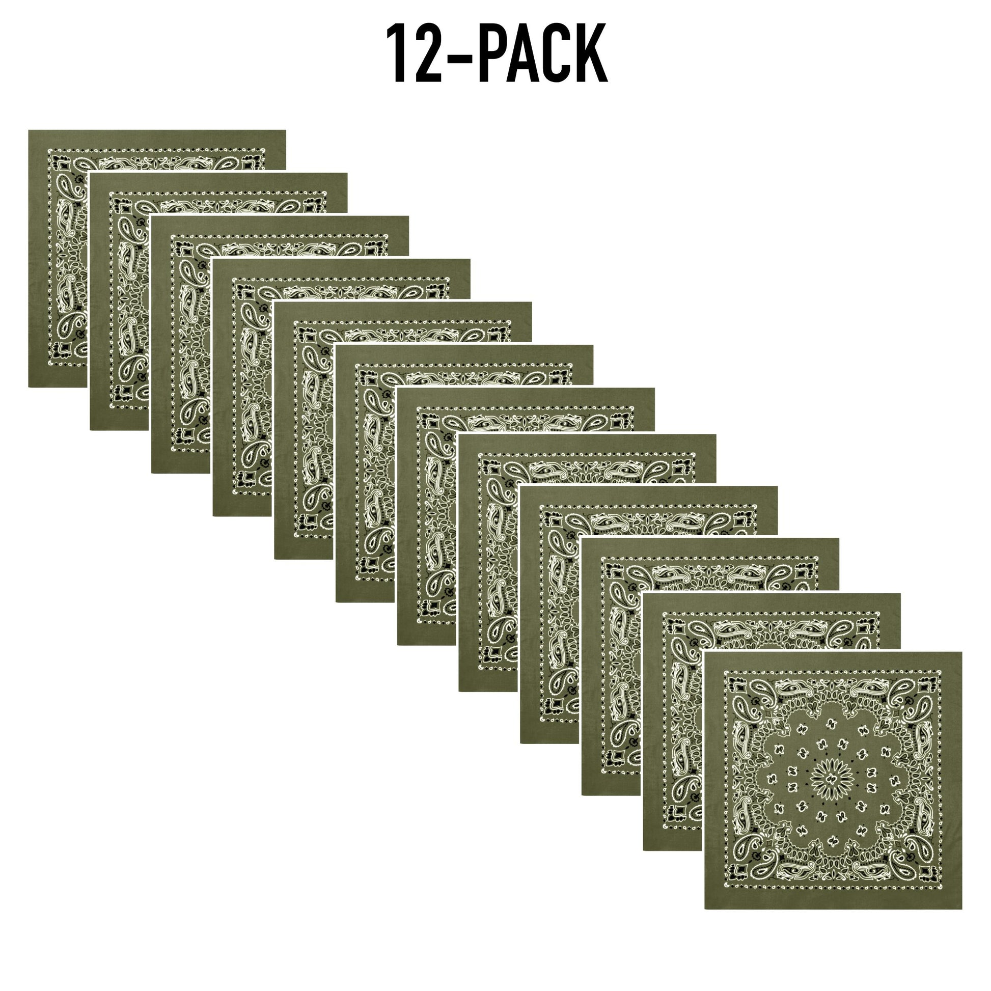 Rothco Trainmen Paisley Bandana – Extra-Large 27” X 27" - Tactical Choice Plus