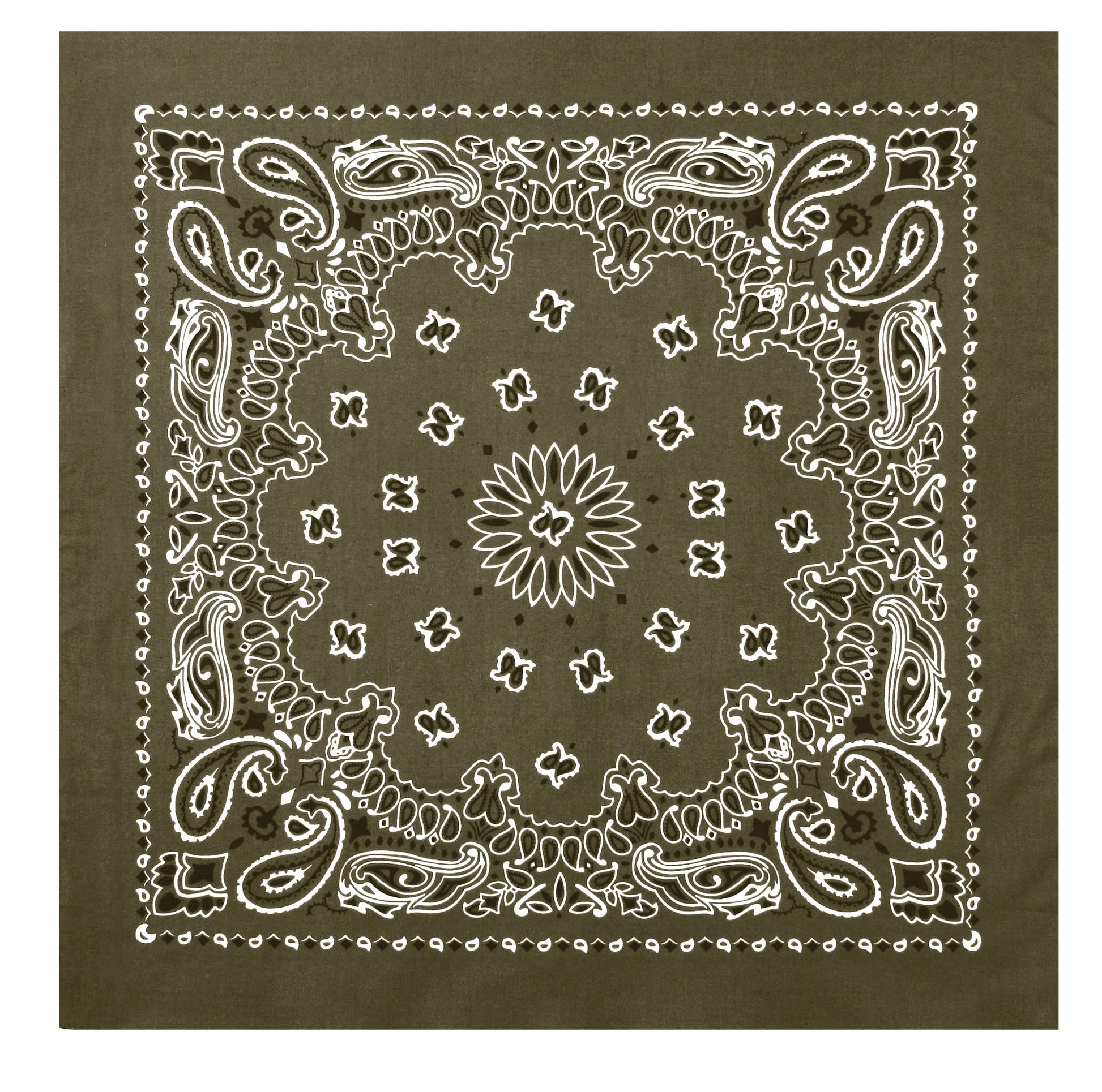 Rothco Trainmen Paisley Bandana – Extra-Large 27” X 27" - Tactical Choice Plus