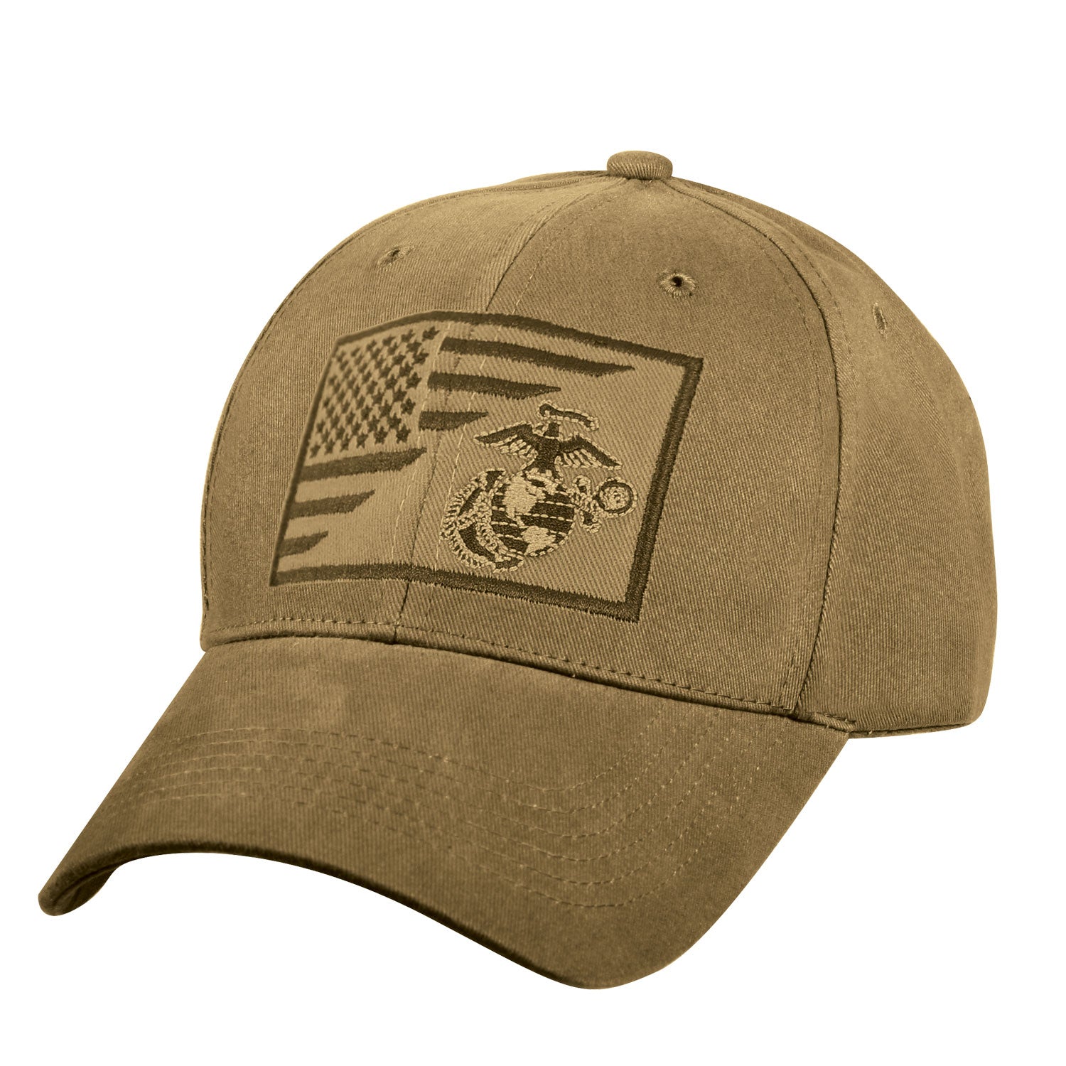 Rothco USMC Eagle, Globe and Anchor / US Flag Low Pro Cap - Tactical Choice Plus