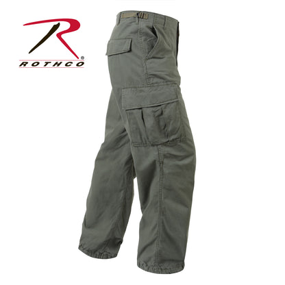 Vintage Vietnam Rip-Stop Fatigue Pants
