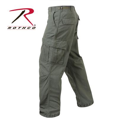 Vintage Vietnam Rip-Stop Fatigue Pants