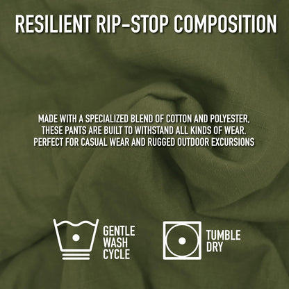 Vintage Vietnam Rip-Stop Fatigue Pants