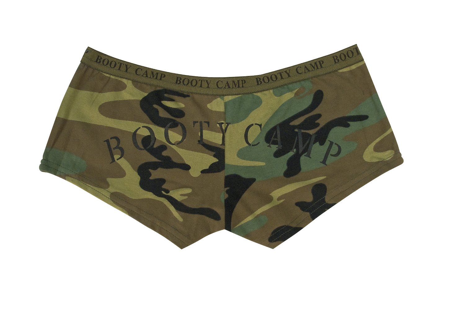 Woodland Camo "Booty Camp" Booty Shorts & Tank Top - Tactical Choice Plus
