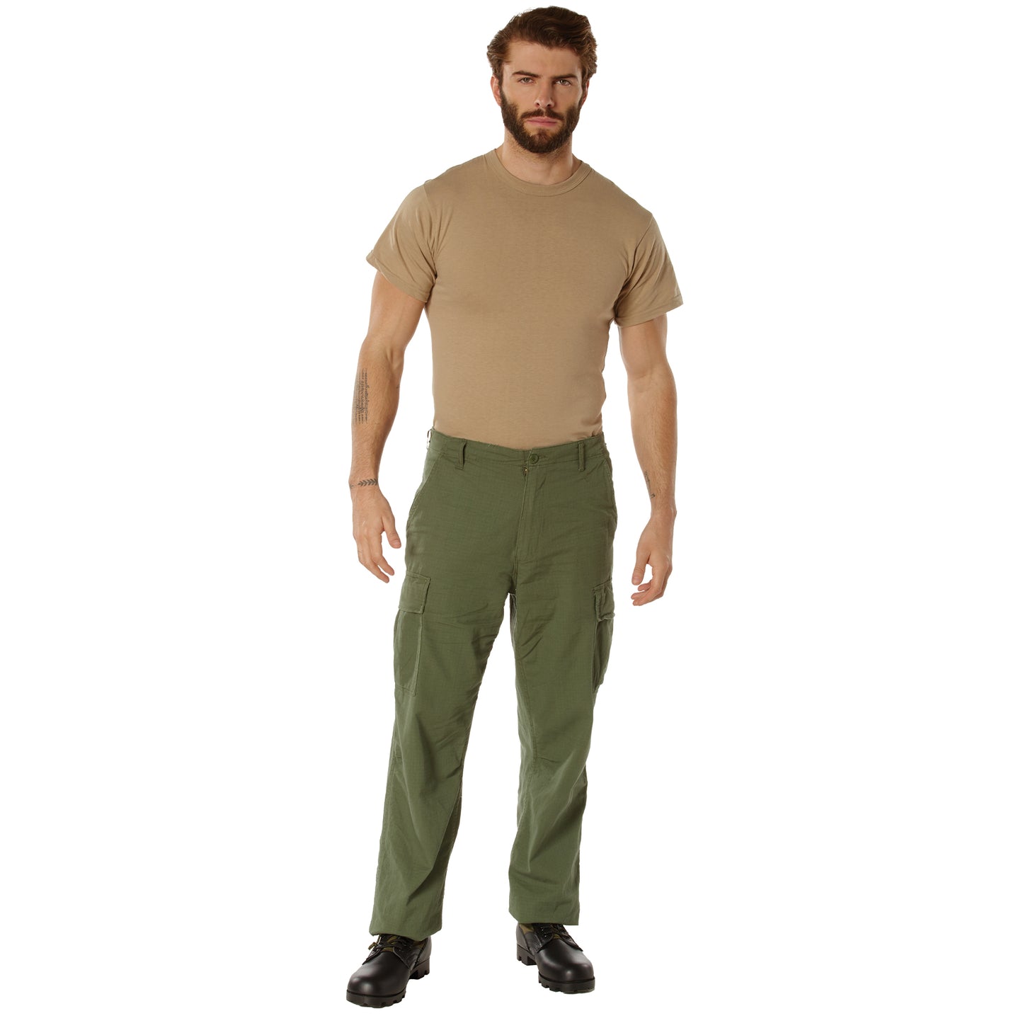 Vintage Vietnam Rip-Stop Fatigue Pants