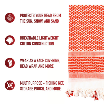 Lightweight Shemagh Tactical Desert Keffiyeh Scarf