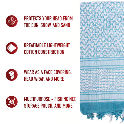 Lightweight Shemagh Tactical Desert Keffiyeh Scarf