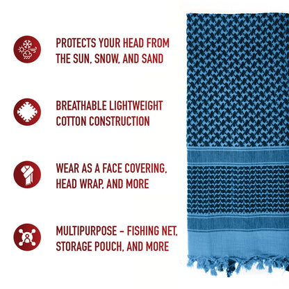 Lightweight Shemagh Tactical Desert Keffiyeh Scarf