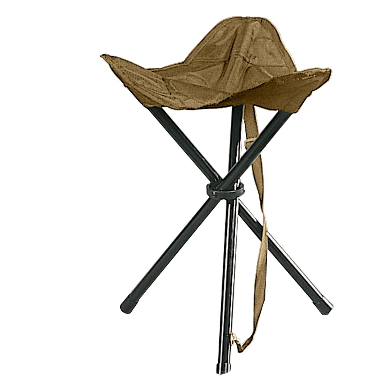 Collapsible Stool With Carry Strap - Tactical Choice Plus