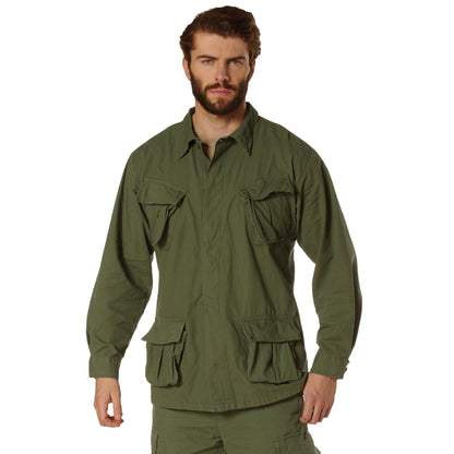Vintage Vietnam Fatigue Rip-Stop Shirt