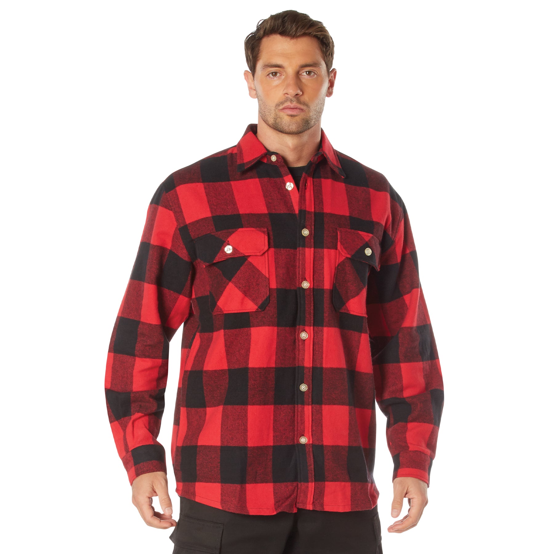 Rothco Extra Heavyweight Buffalo Plaid Flannel Shirt - Tactical Choice Plus