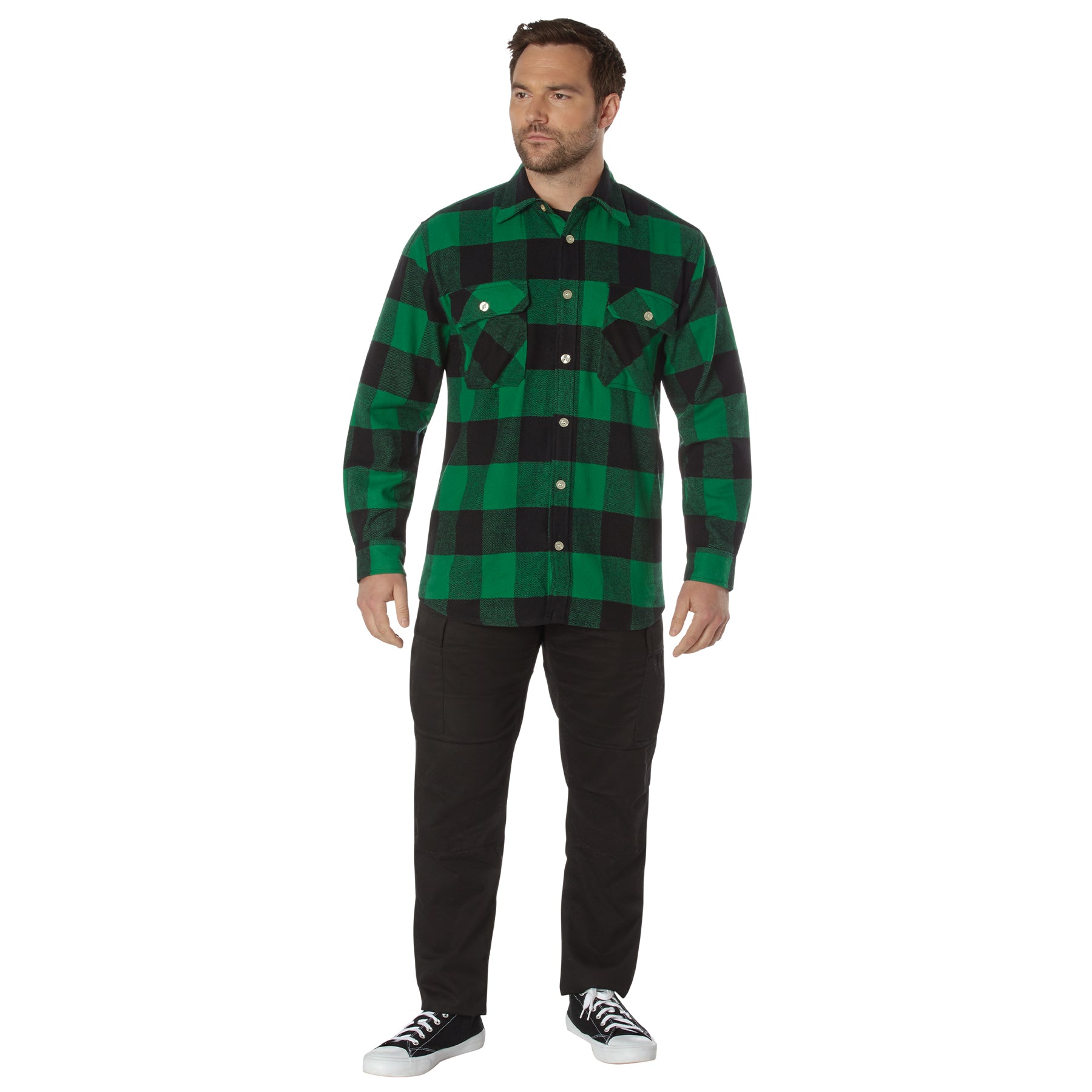 Rothco Extra Heavyweight Buffalo Plaid Flannel Shirt - Tactical Choice Plus