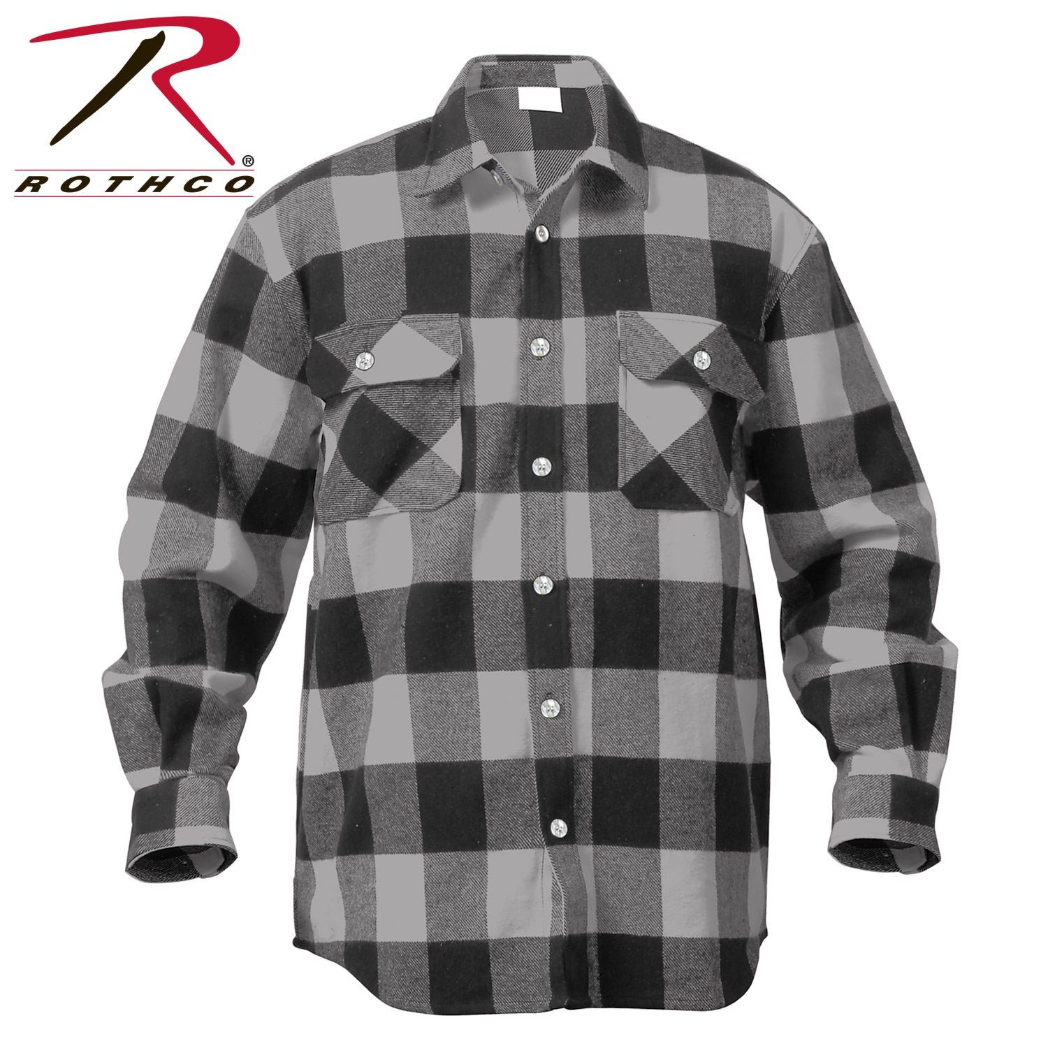 Rothco Heavy Weight Solid Flannel Shirt - Tactical Choice Plus