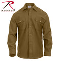 Rothco Heavy Weight Solid Flannel Shirt - Tactical Choice Plus