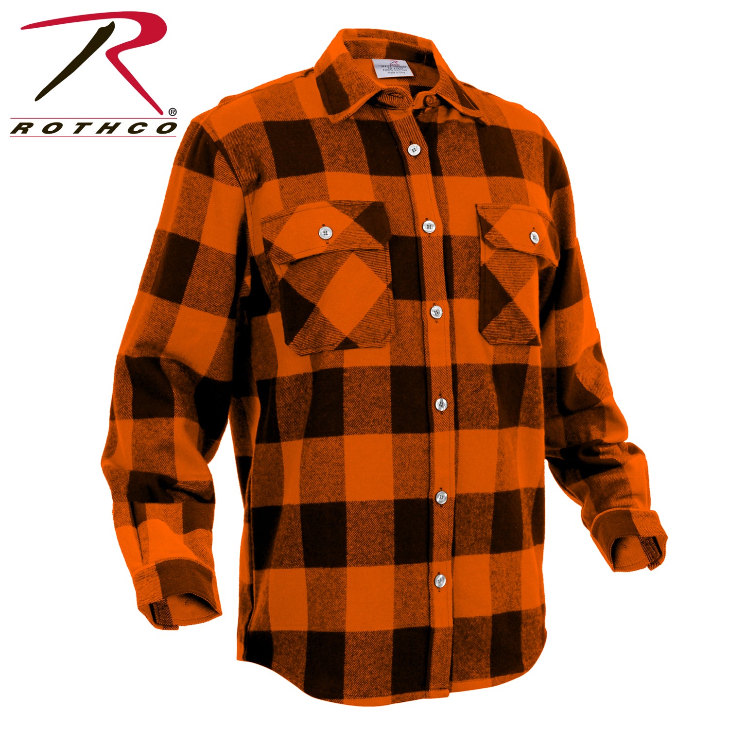 Rothco Heavy Weight Solid Flannel Shirt - Tactical Choice Plus