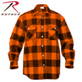 Rothco Heavy Weight Solid Flannel Shirt - Tactical Choice Plus