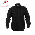 Rothco Heavy Weight Solid Flannel Shirt - Tactical Choice Plus