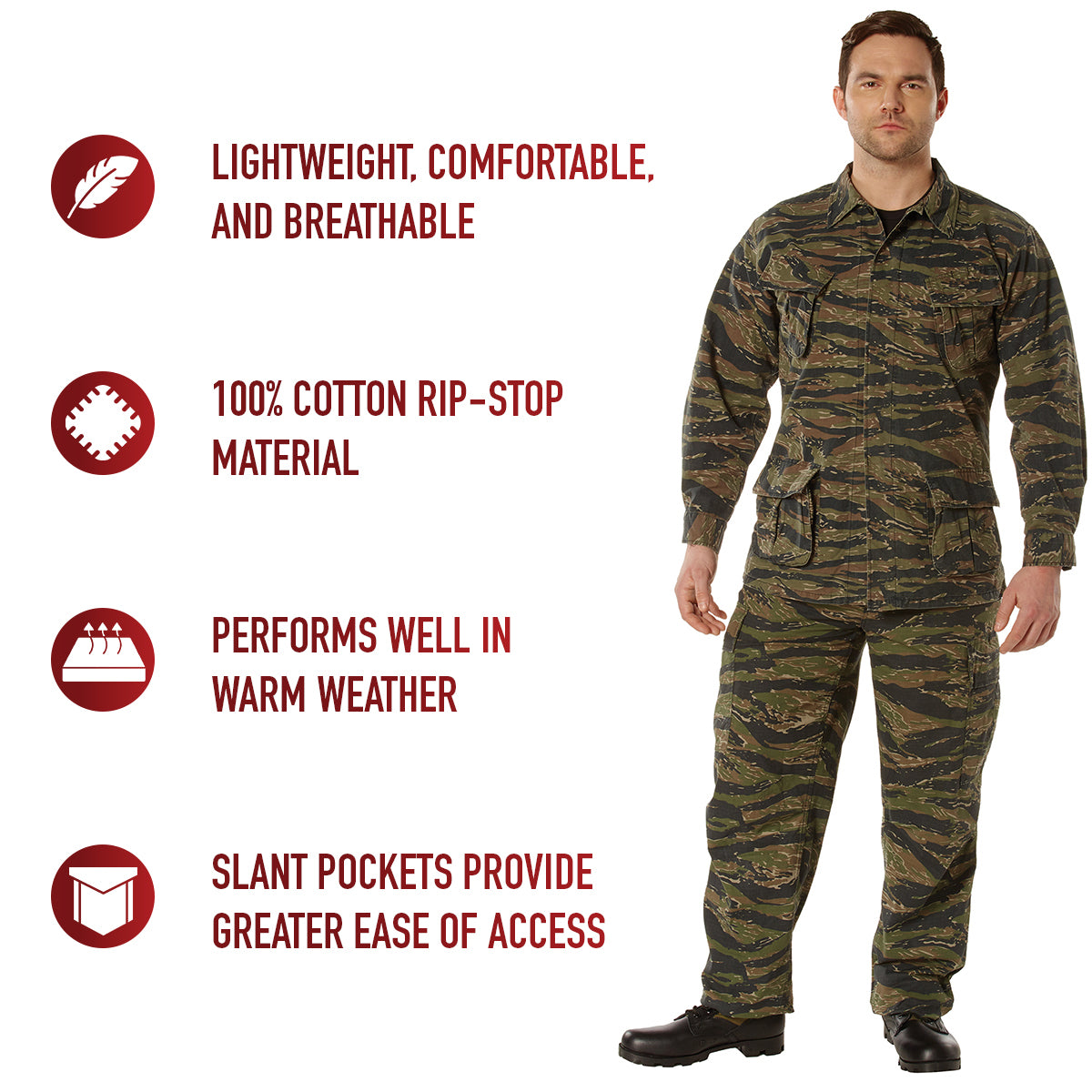 Vintage Vietnam Fatigue Rip-Stop Shirt