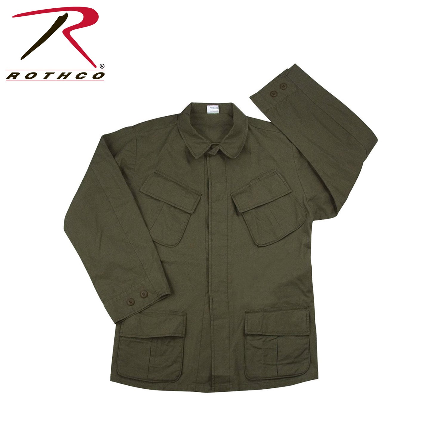 Vintage Vietnam Fatigue Rip-Stop Shirt