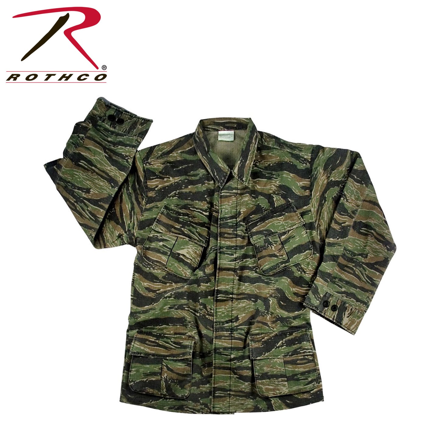 Vintage Vietnam Fatigue Rip-Stop Shirt