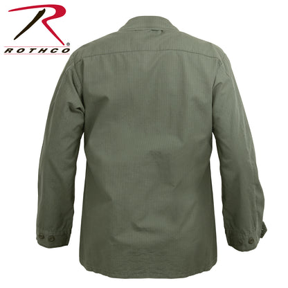 Vintage Vietnam Fatigue Rip-Stop Shirt