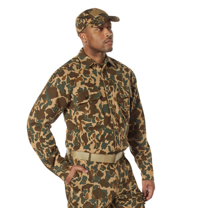 Midnight Camo Flannel Shirt