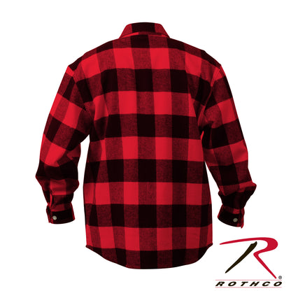 Extra Heavyweight Buffalo Plaid Flannel Shirt