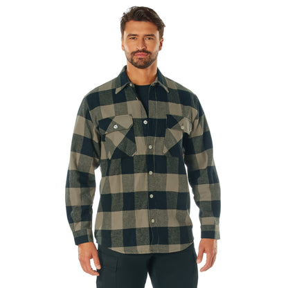 Extra Heavyweight Buffalo Plaid Flannel Shirt
