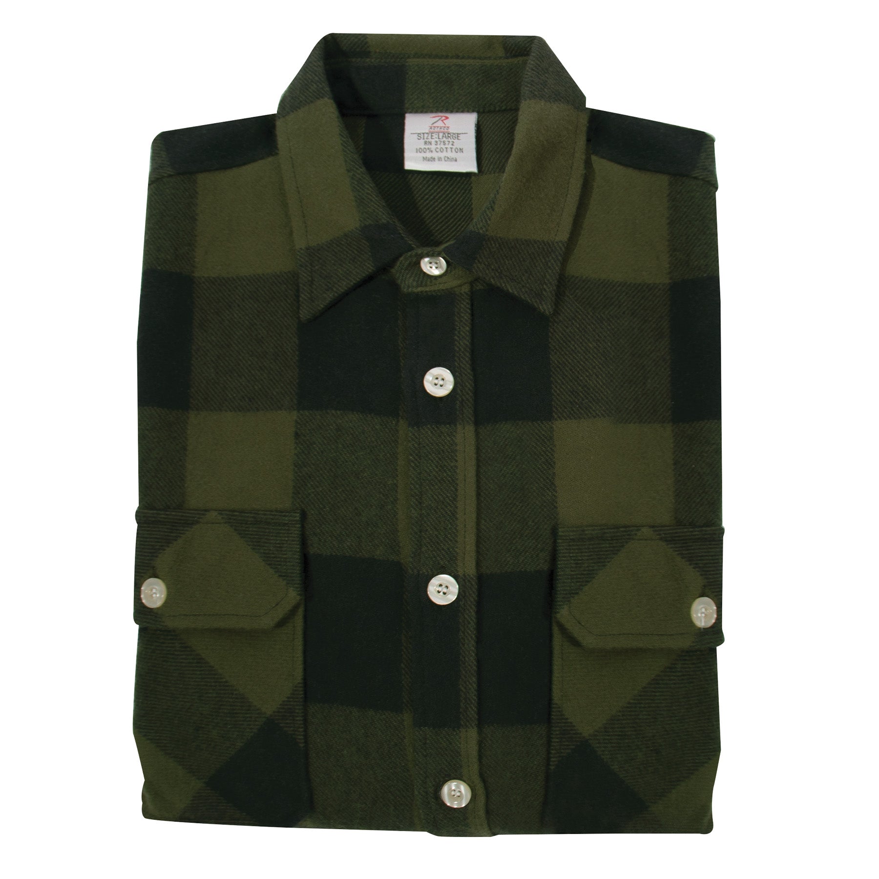 Rothco Extra Heavyweight Buffalo Plaid Flannel Shirt - Tactical Choice Plus