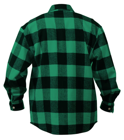 Extra Heavyweight Buffalo Plaid Flannel Shirt