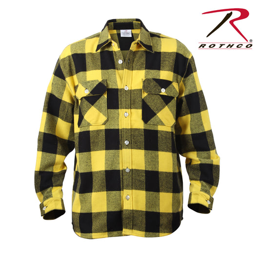 Rothco Extra Heavyweight Buffalo Plaid Flannel Shirt - Tactical Choice Plus