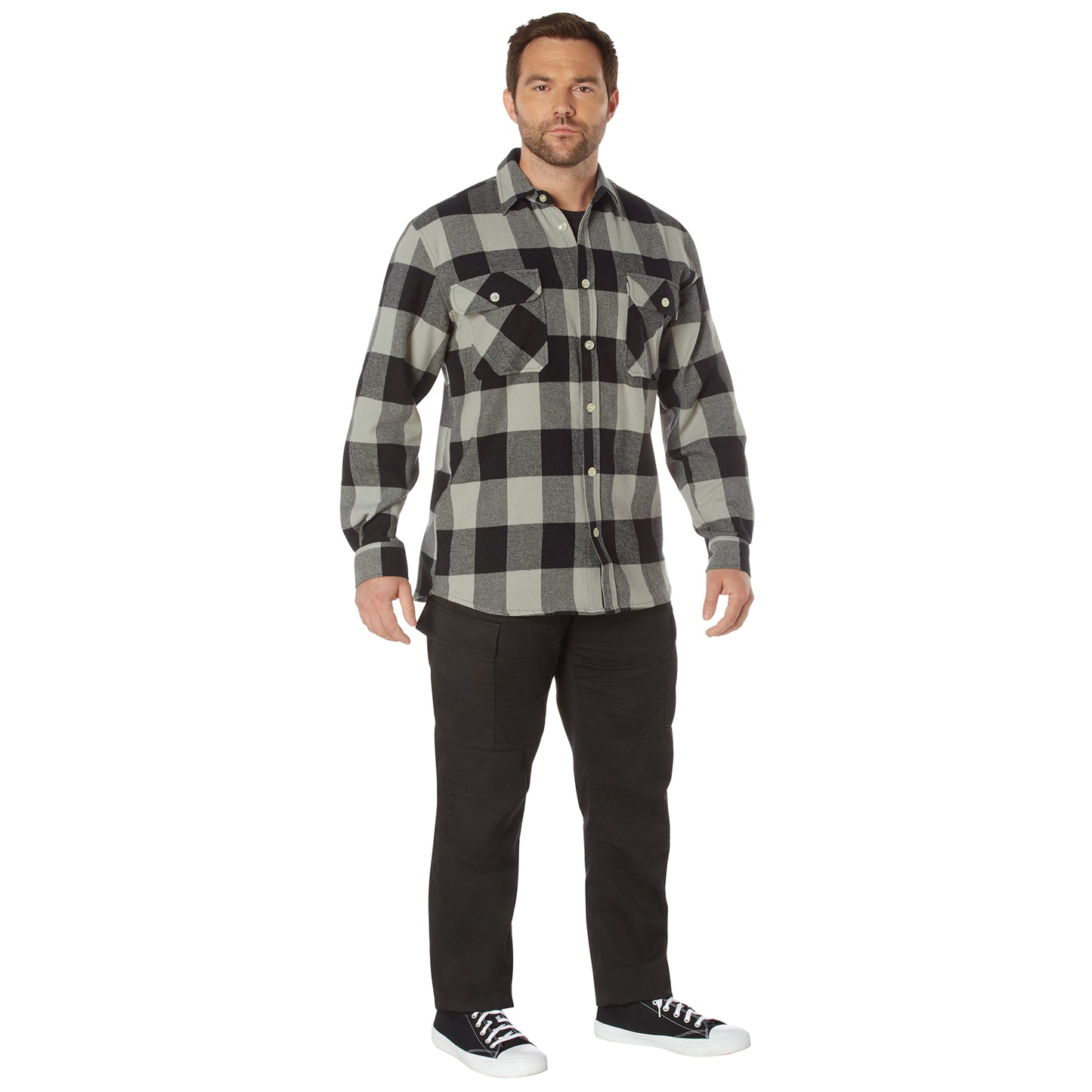 Extra Heavyweight Buffalo Plaid Flannel Shirt