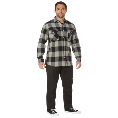 Extra Heavyweight Buffalo Plaid Flannel Shirt